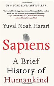Sapiens: A Brief History of Humankind cover.