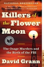 Killers of the Flower Moon cover.