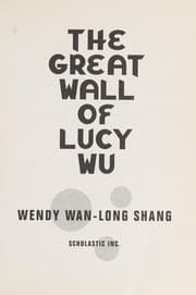 The Great Wall of Lucy Wu cover.