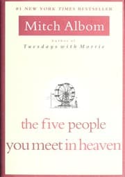 The Five People You Meet in Heaven cover.
